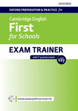 Oxford Preparation & Practice for Cambridge English: First for Schools Exam Trainer Students Book Pack with Answer Key