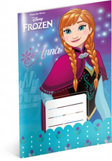 Školní sešit Frozen – Ledové království Flower, A5, 20 listů, linkovaný Výprodej  2 ks 