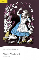 Pearson English Readers 2 Alice in Wonderland Book + MP3 audio CD Pack