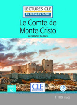 Lecture CLE en francais facile Niveau 2/A2 Le Comte de Monte-Cristo Livre + CD