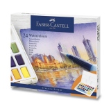 Vodové barvy Faber Castell s paletou 24 ks