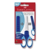Školní nůžky Faber Castell Grip Blistr 1ks modrá