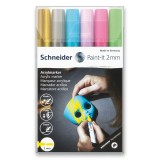 Akrylový popisovač Schneider Paint-it 310-Souprava V2, 6 barev 