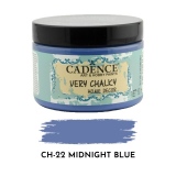 Křídová barva Cadence Very Chalky 150 ml - midnight blue půlnoční modrá