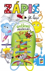 Zápis je tu, barevná pracovní učebnice pro předškoláky (P-50)