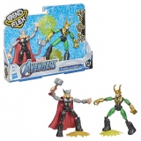 Avengers bend and flex Thor vs Loki 