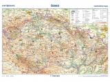 Česko – příruční vlastivědná mapa, 46 x 32 cm