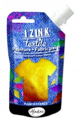 Textilní barva Aladine Izink Textile 80 ml - or zlatá