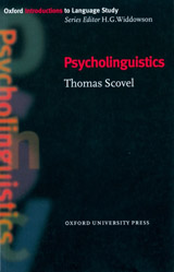 Oxford Introductions to Language Study Psycholinguistics