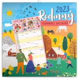 Rodinný plánovací kalendář 2023, 30 × 30 cm