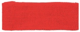 Stuha jutová červená šířka 6 cm, 2 m